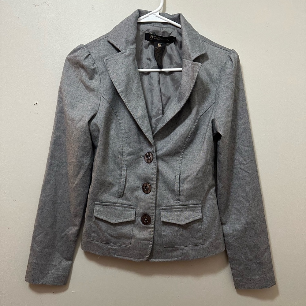 Grass Collection Charcoal Blazer